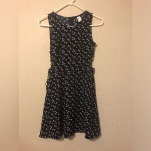 H&M Navy Blue Floral Dress